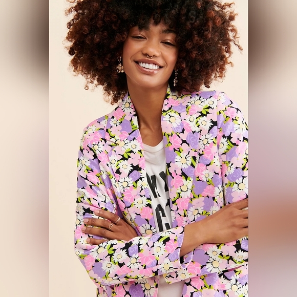 Anthropologie Jackets & Blazers - Anthropologie Crās Floral Maggiecras Blazer NWT Size 38